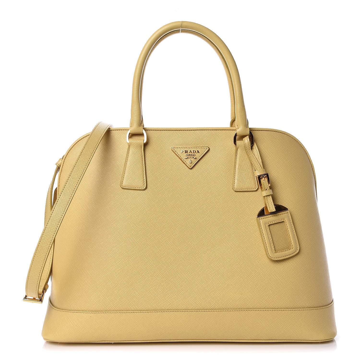 Prada Saffiano Lux Open Promenade Tote Ananas 1 of 17