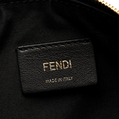 Fendi Vitello Grace Matte Medium Fendigraphy Hobo Bag Black 6 of 10