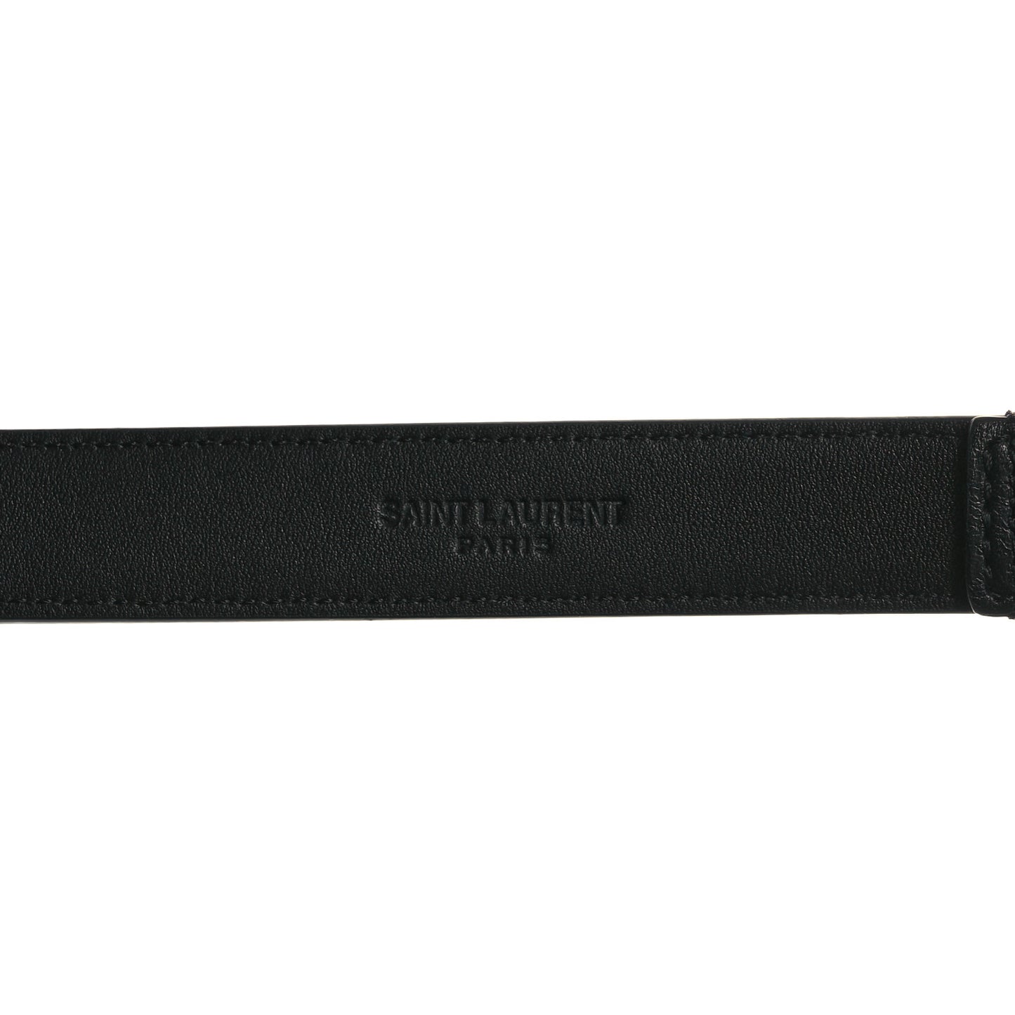 Smooth Calfskin Monogram Square Buckle Belt 85 34 Black