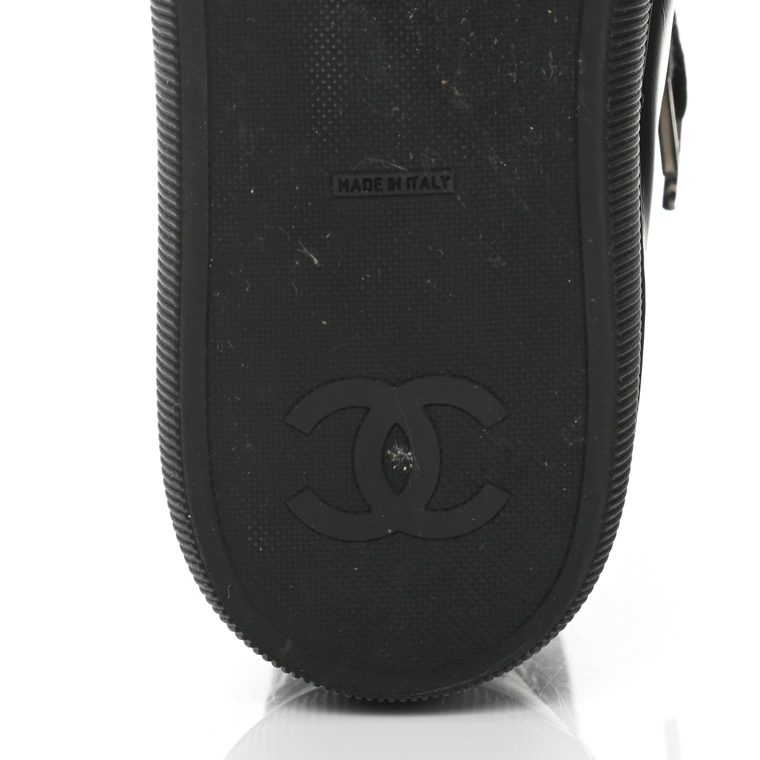 Chanel Lambskin Boots 38 Black 9 of 11