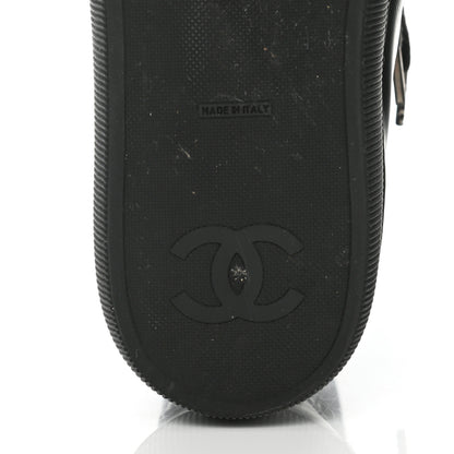 Chanel Lambskin Boots 38 Black 9 of 11