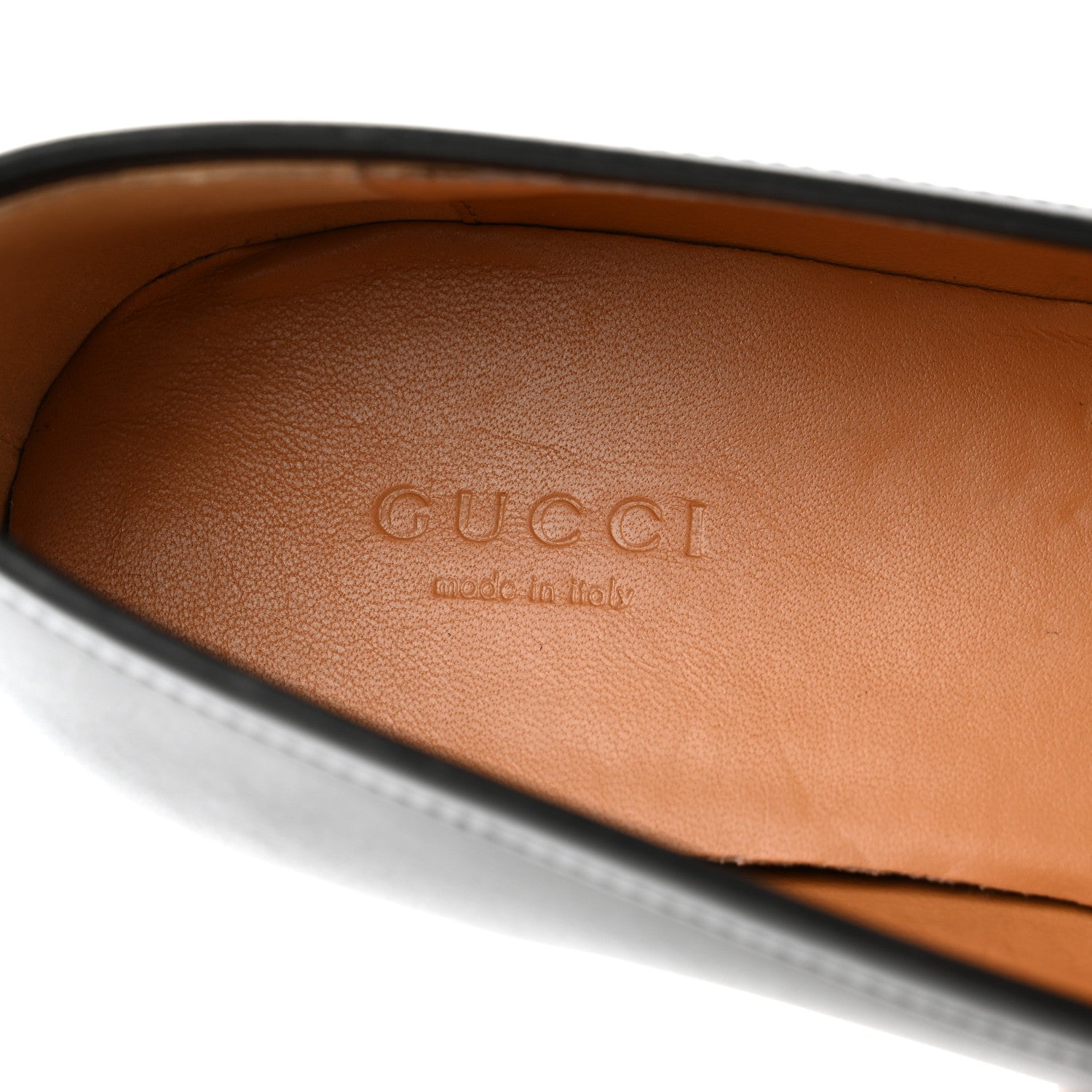 Gucci Calfskin Womens Jordaan Loafers 39 Black 8 of 10