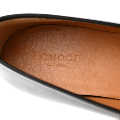 Gucci Calfskin Womens Jordaan Loafers 39 Black 8 of 10