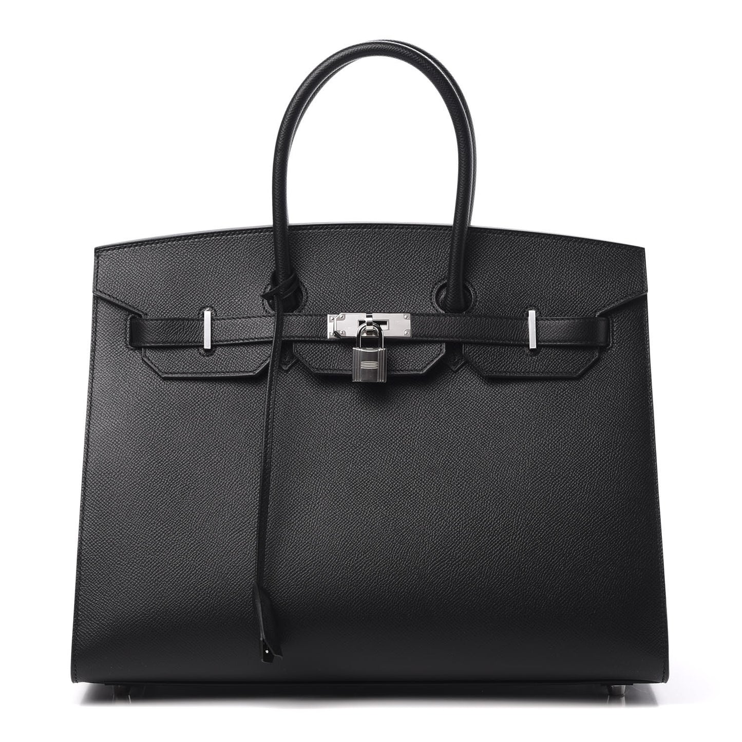 Madame Calfskin Birkin Sellier 35 Black