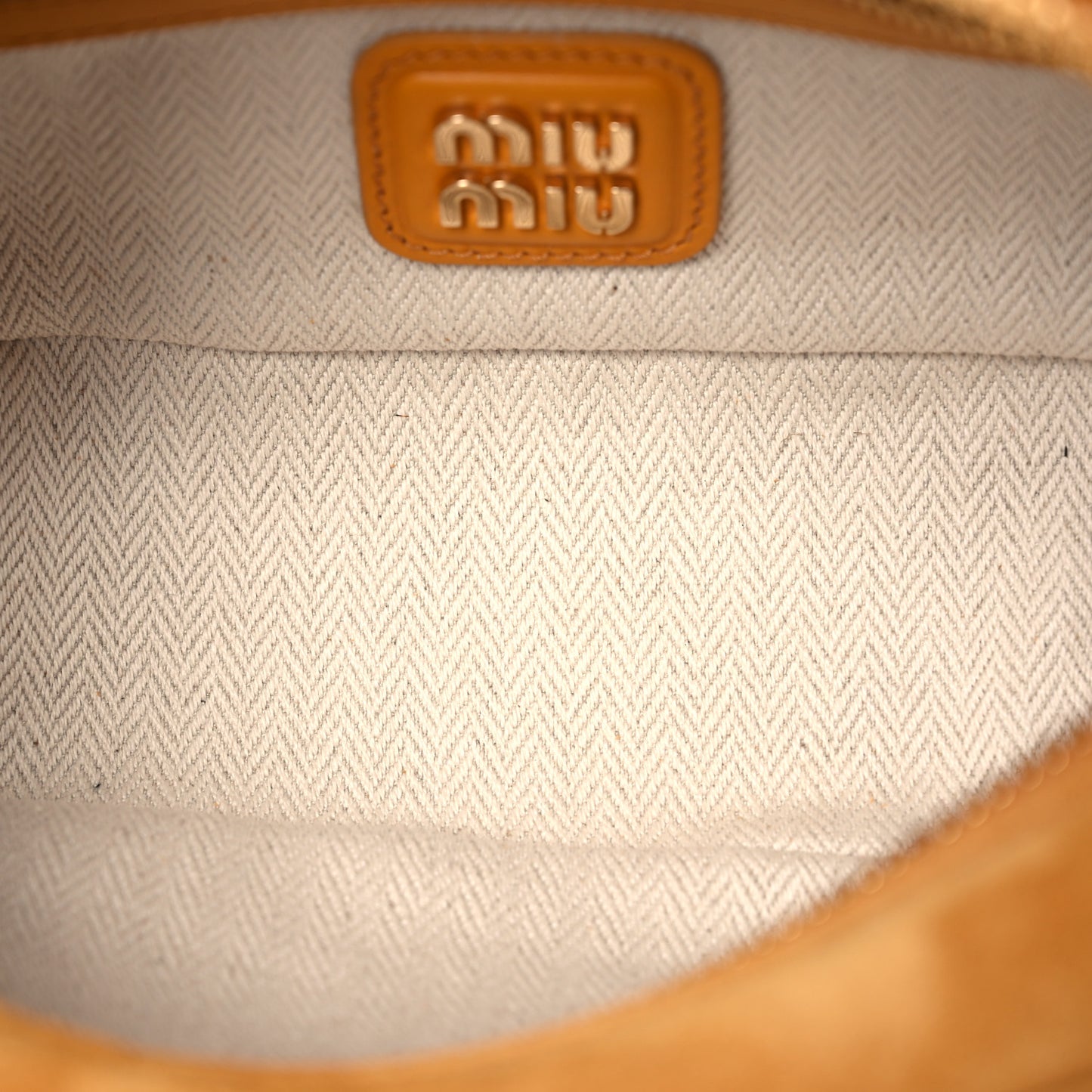 Suede Padded Regular Arcadie Top Handle Bag Whiskey