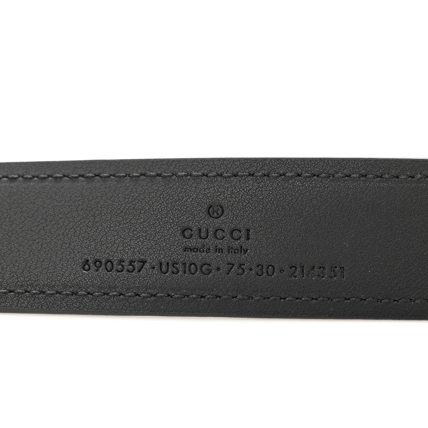Ciny Lux Calfskin Blondie 30mm Belt 75 30 Black