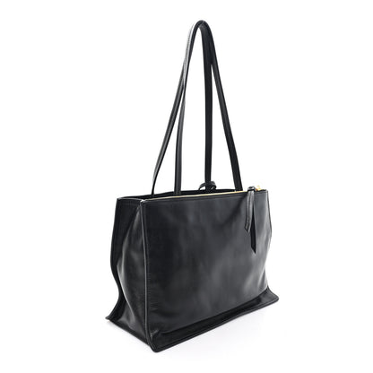 Prada Glace Calfskin Tote Black 3 of 10