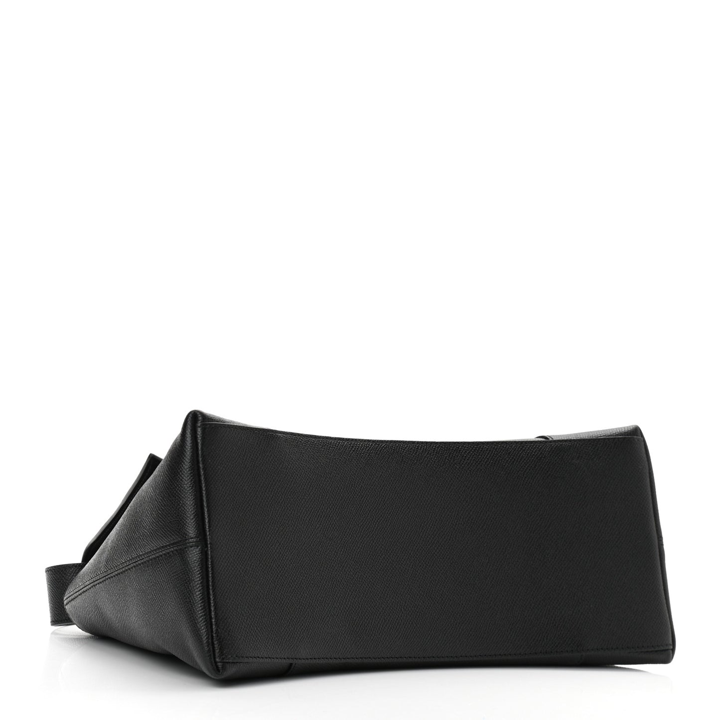 Grained Calfskin Monochrome M Downtown Shoulder Bag Black
