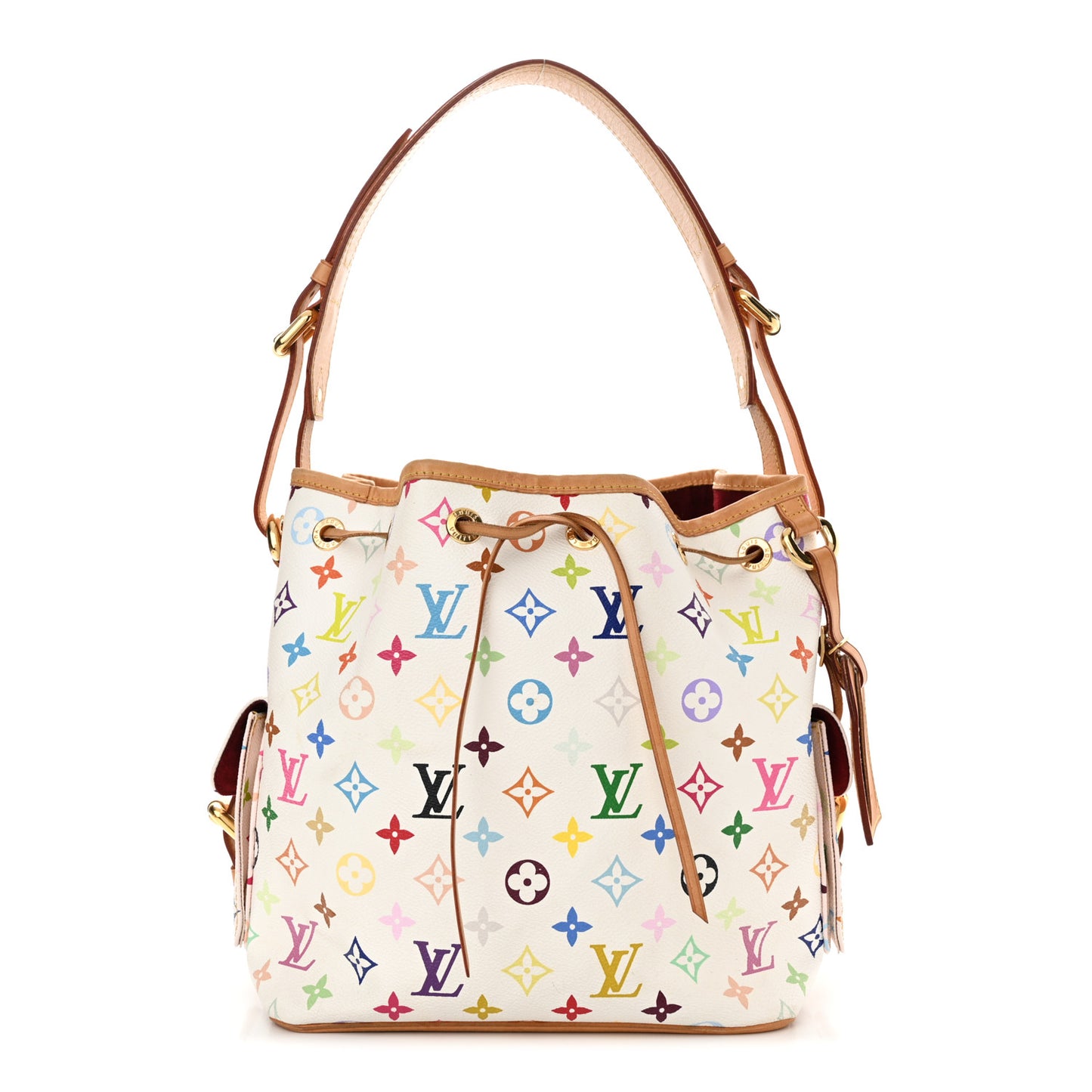 Monogram Multicolor Petit Noe White