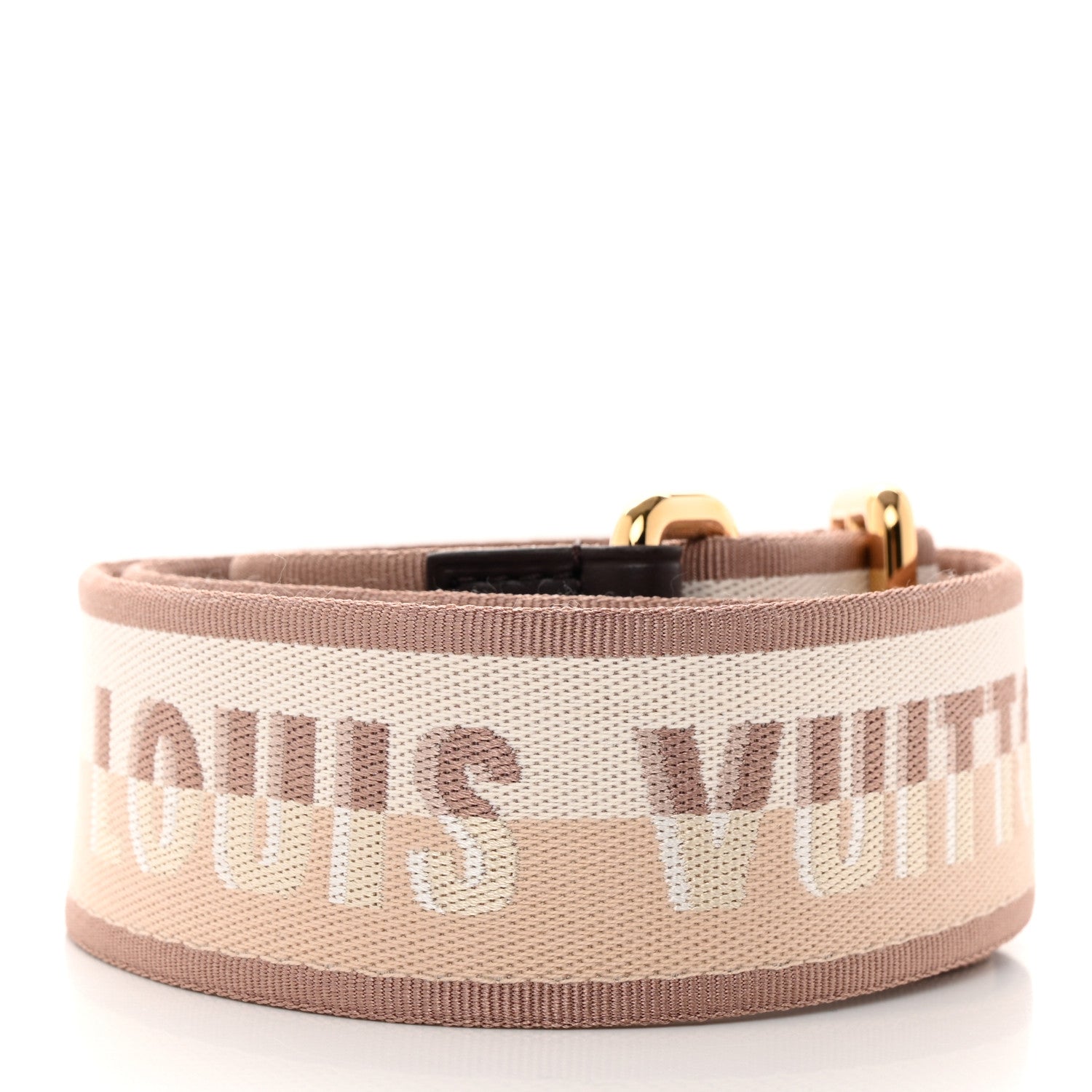 Louis Vuitton Jacquard Speedy Bandouliere 20 Shoulder Strap Beige Brown 2 of 3