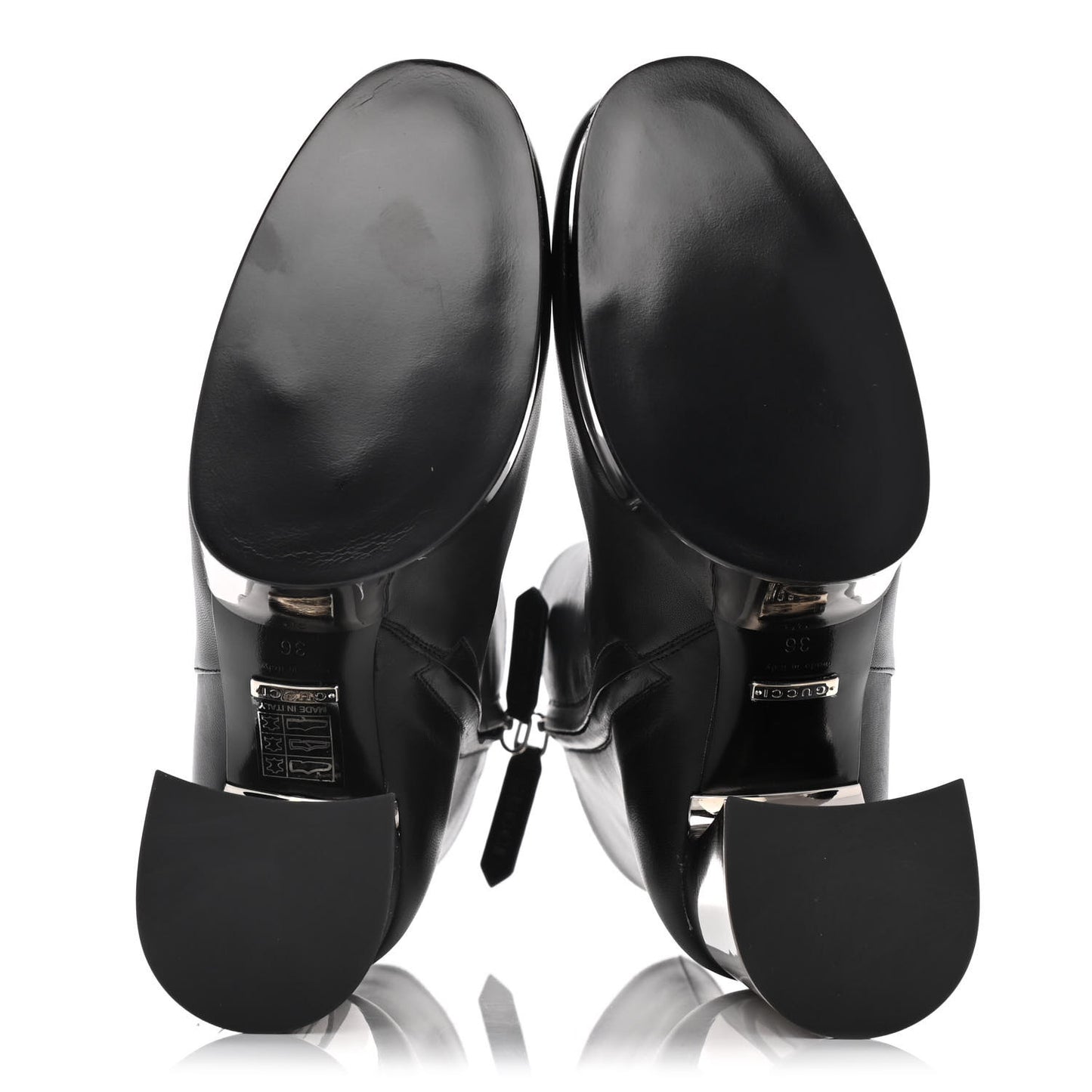 Malaga Kid Chrome Ankle Boots 36 Black