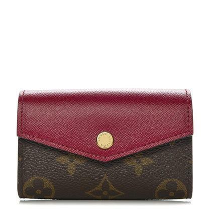 Louis Vuitton Monogram Sarah Multicartes Fuchsia 1 of 6
