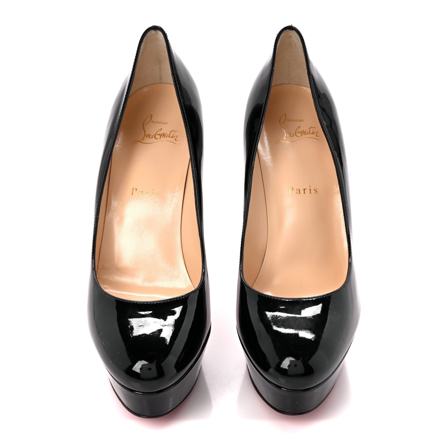 Christian Louboutin Patent Bianca 120 Pumps 39 Black 2 of 7