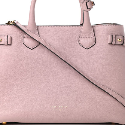 Burberry Grainy Calfskin House Check Medium Banner Tote Pale Orchid 9 of 12