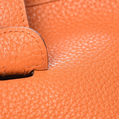 Hermes Taurillon Clemence Evelyne III PM Orange 7 of 15
