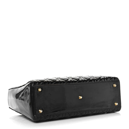 Christian Dior Patent Cannage Large Lady Dior Black 4 of 11