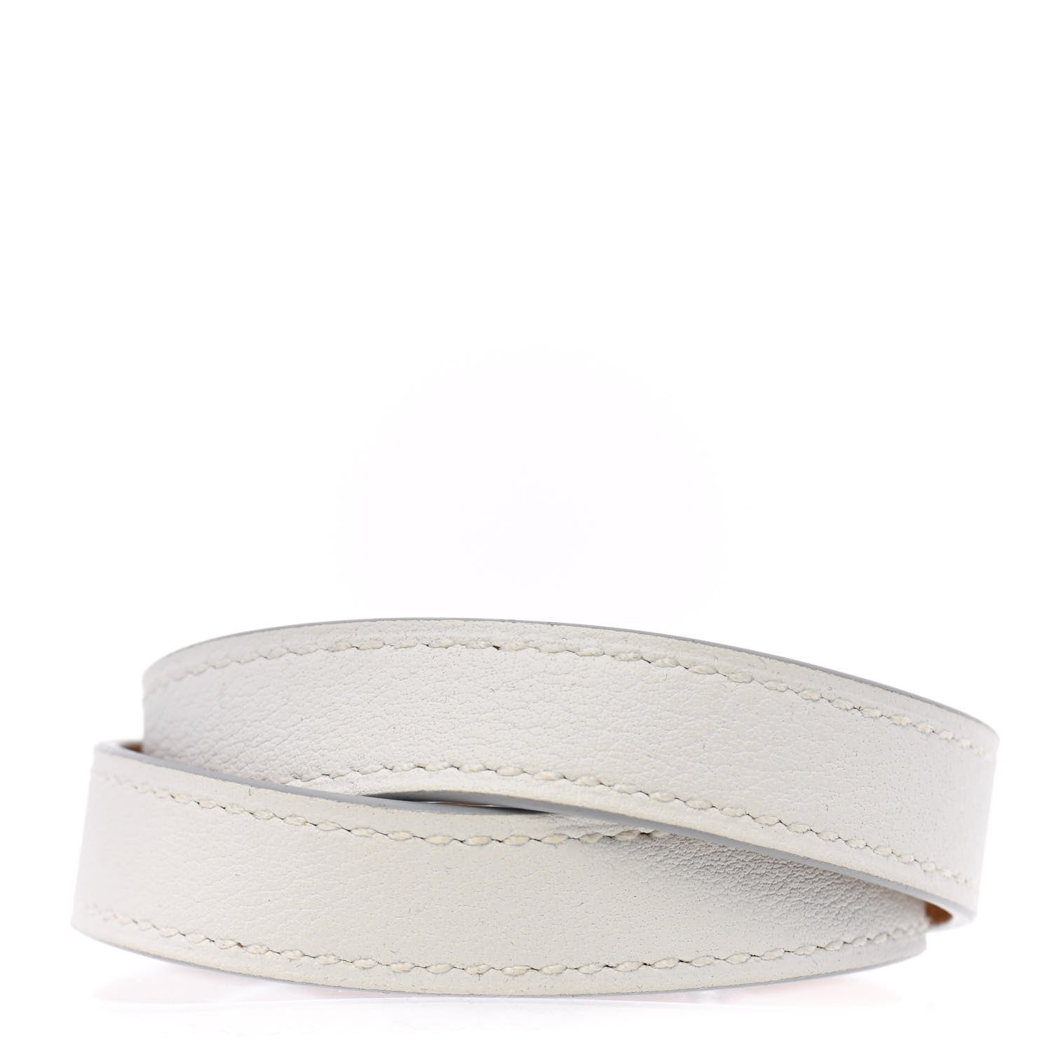 Hermes Swift Kelly Double Tour Bracelet T3 White 3 of 5