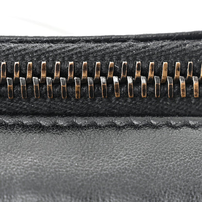 Saint Laurent Calfskin Matelasse Monogram Monochrome Lou Camera Bag Black 11 of 12