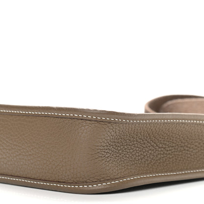 Hermes Taurillon Clemence Evelyne TPM Etoupe 9 of 9