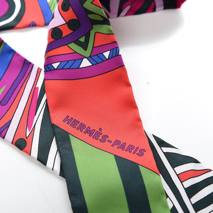 Hermes Silk Le Jardin de la Maharani Twilly 4 of 5