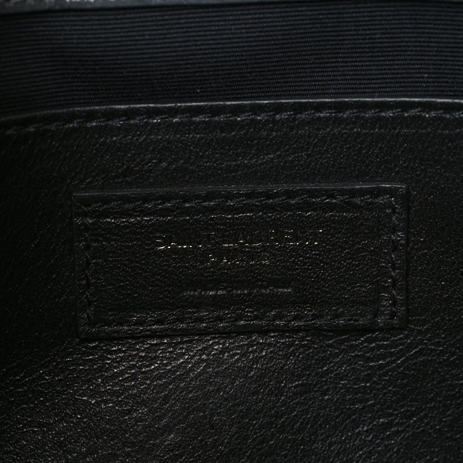 Saint Laurent Crinkled Calfskin Matelasse Monogram Baby Niki Chain Satchel Storm 6 of 8