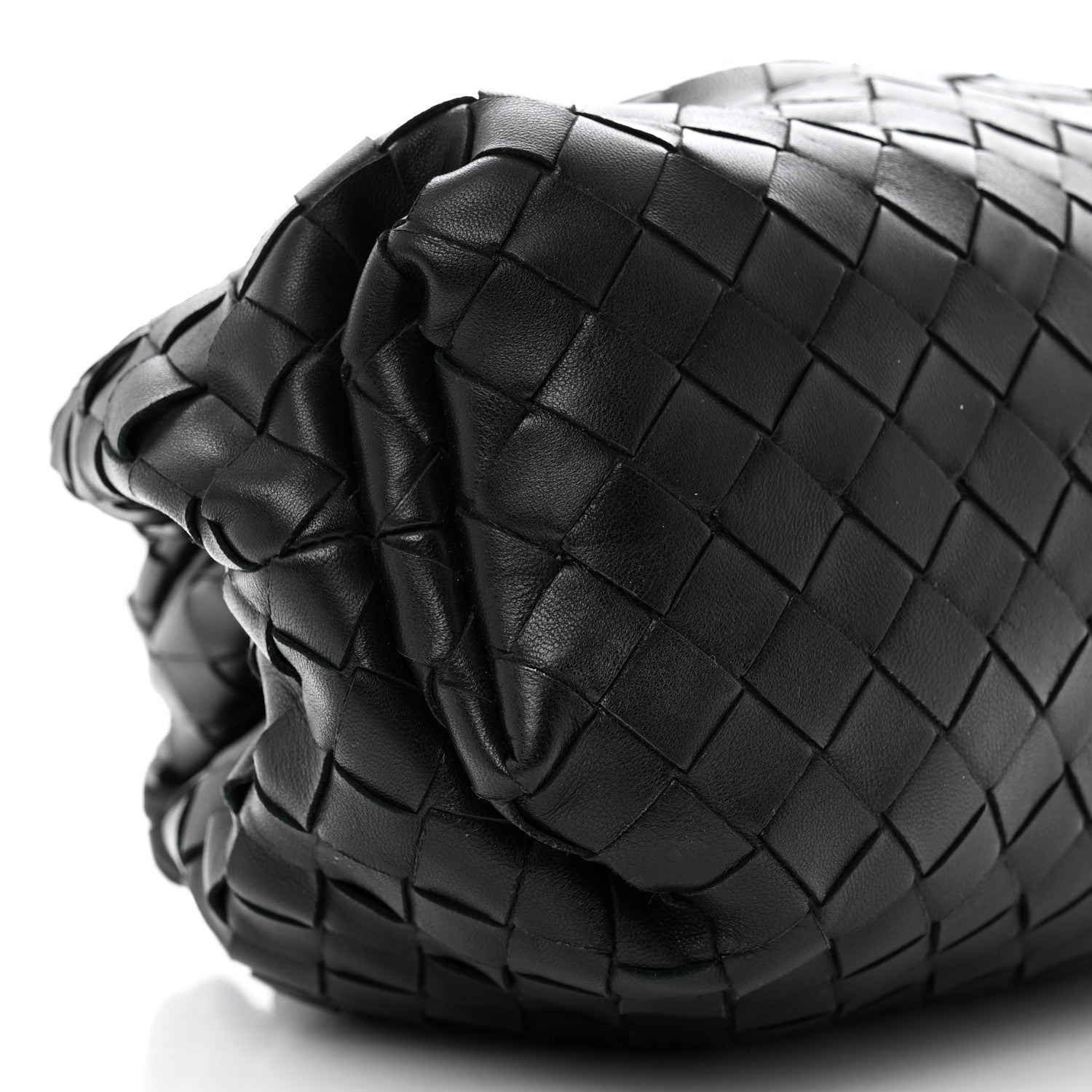 Bottega Veneta Nappa Maxi Intreccio The Pouch Oversized Clutch Black 9 of 11