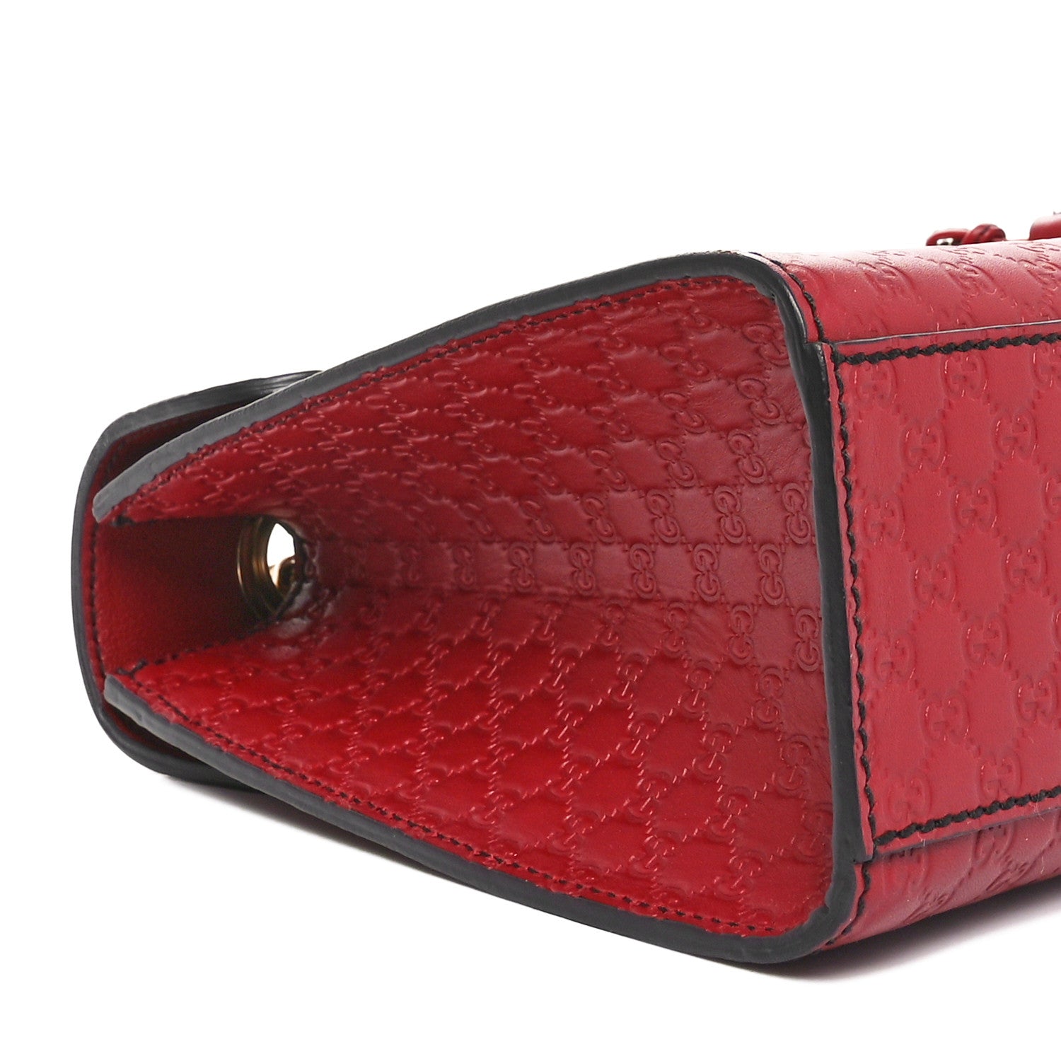 Gucci Microguccissima Medium Emily Chain Shoulder Bag Red 9 of 10