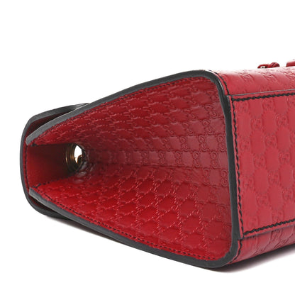 Gucci Microguccissima Medium Emily Chain Shoulder Bag Red 9 of 10