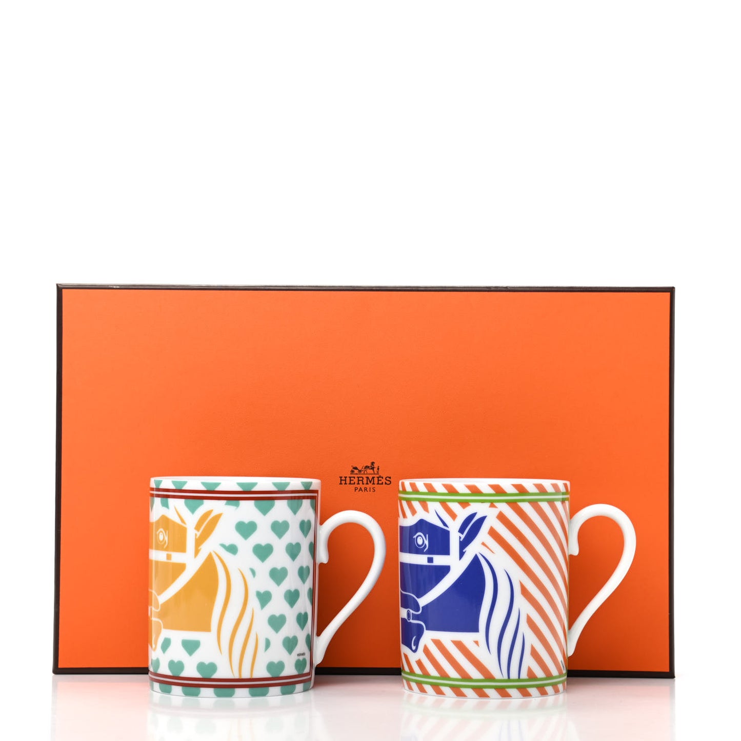 Porcelain Quadrige Pop Mug Set of 2