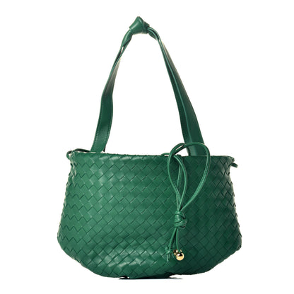 Bottega Veneta Nappa Intrecciato Small Bulb Racing Green 1 of 8