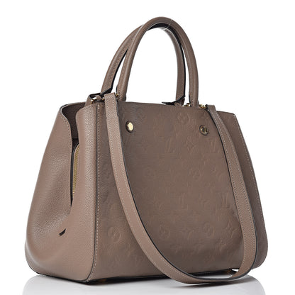 Louis Vuitton Empreinte Montaigne MM Taupe 3 of 10
