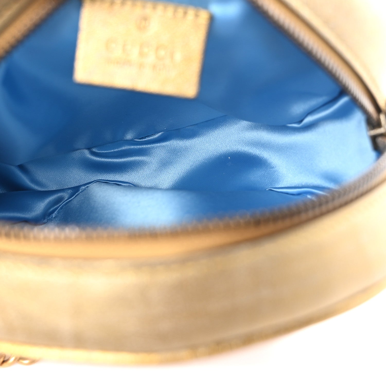 Gucci Metallic Nappa Matelasse Heart Mini GG Marmont Round Shoulder Bag Oro Vecchio Rosa 5 of 10