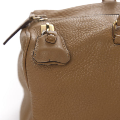 Prada Vitello Daino Box Shoulder Bag Miele 7 of 15