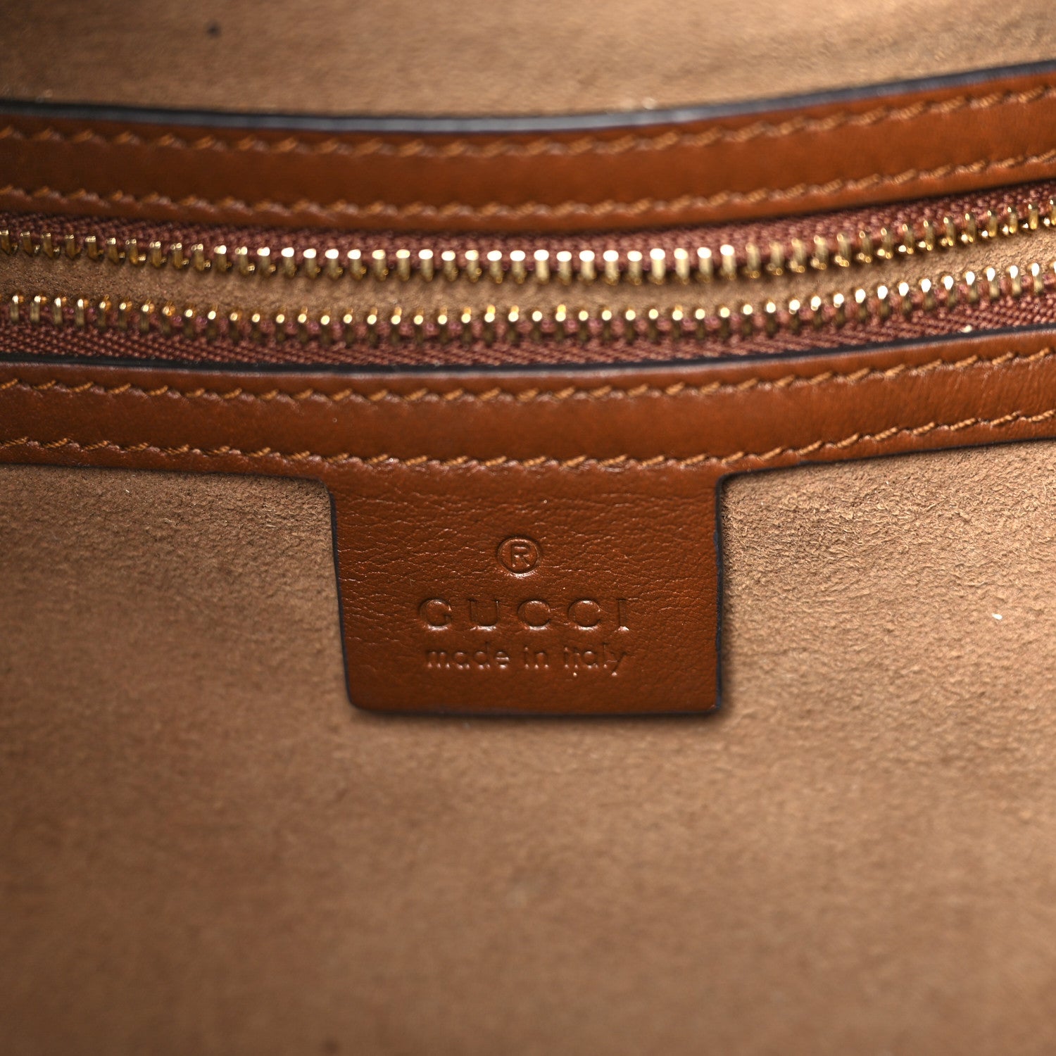 Gucci GG Supreme Monogram Large Linea A Hobo Light Brown 6 of 11