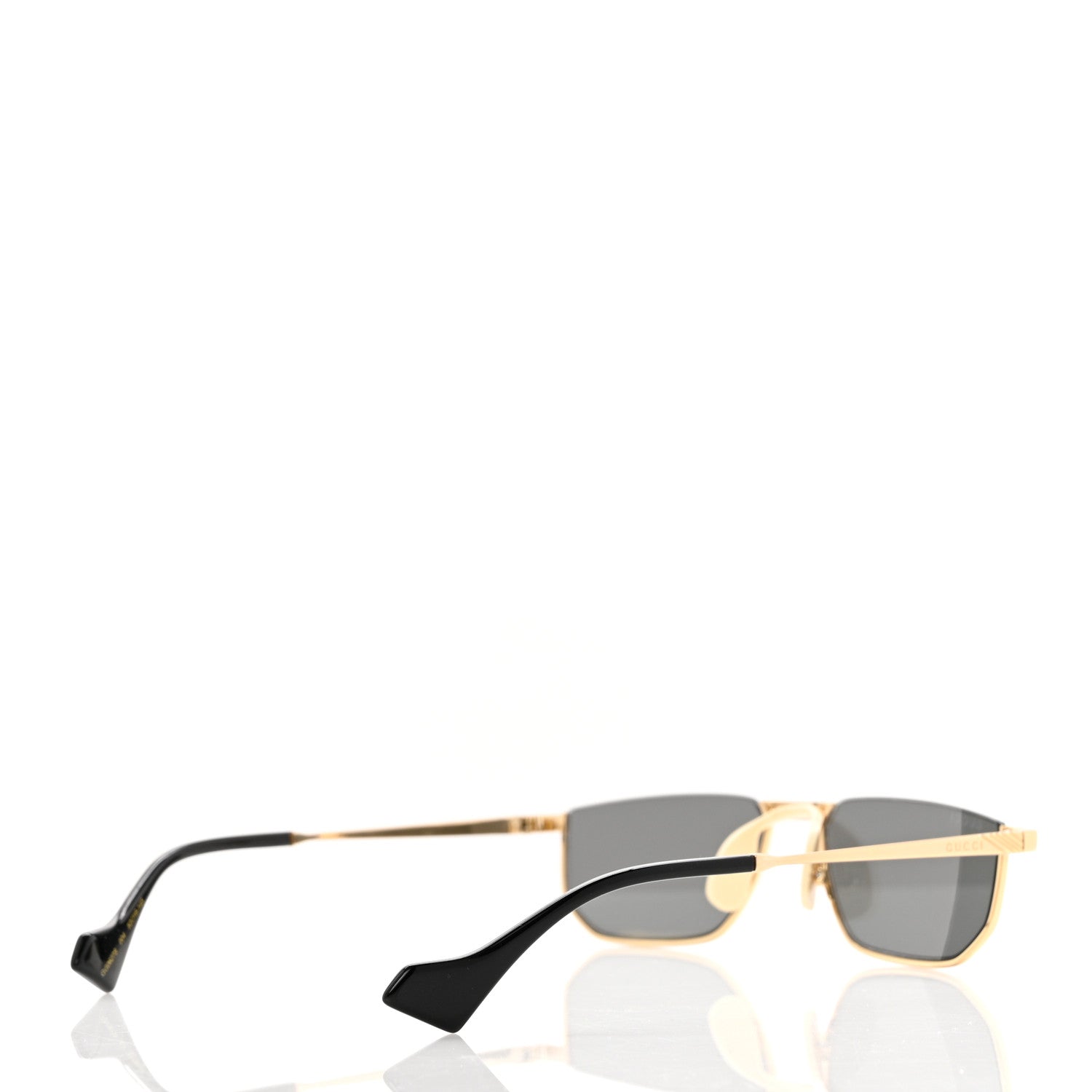 Gucci Metal Logo Sunglasses GG0627S Gold 4 of 6