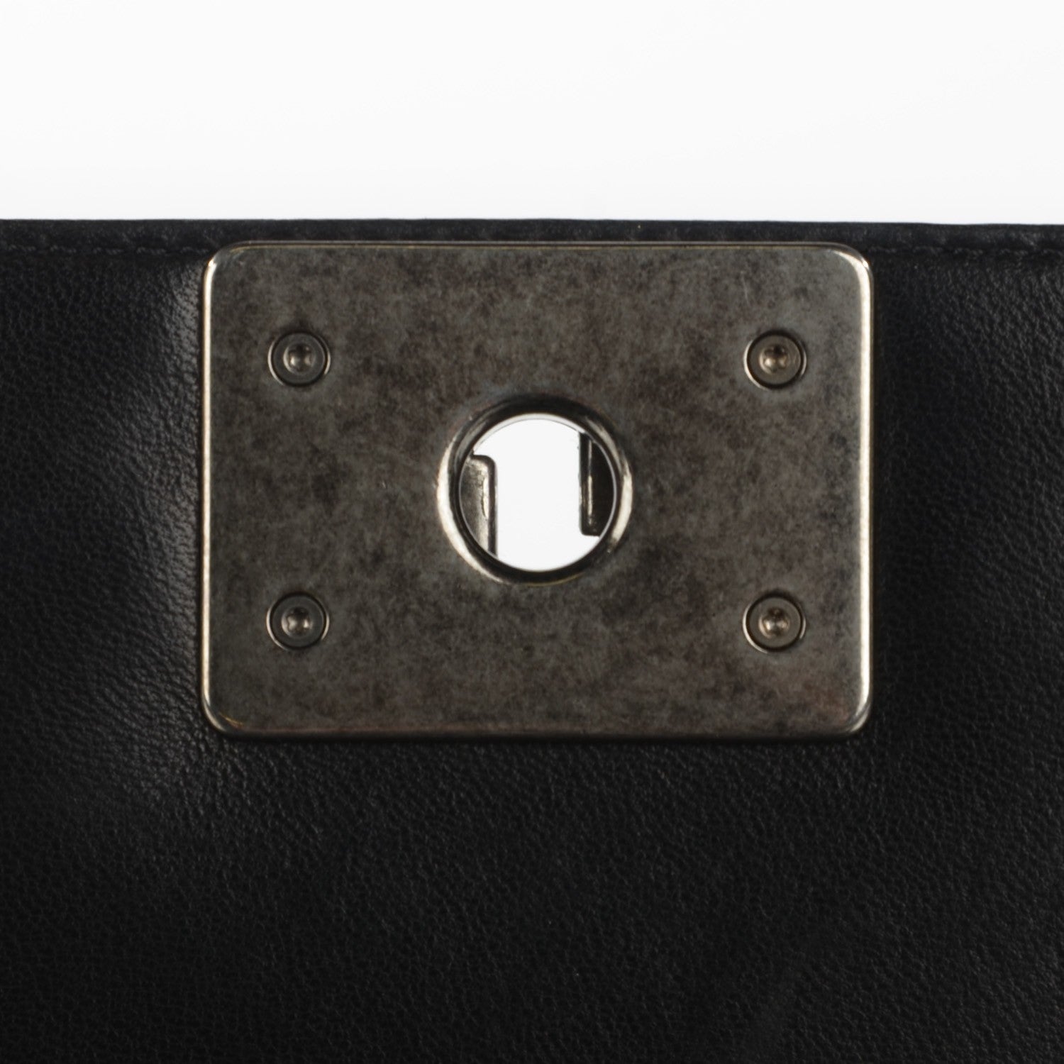 Chanel Lambskin Quilted Small Boy Flap Black 9 of 9