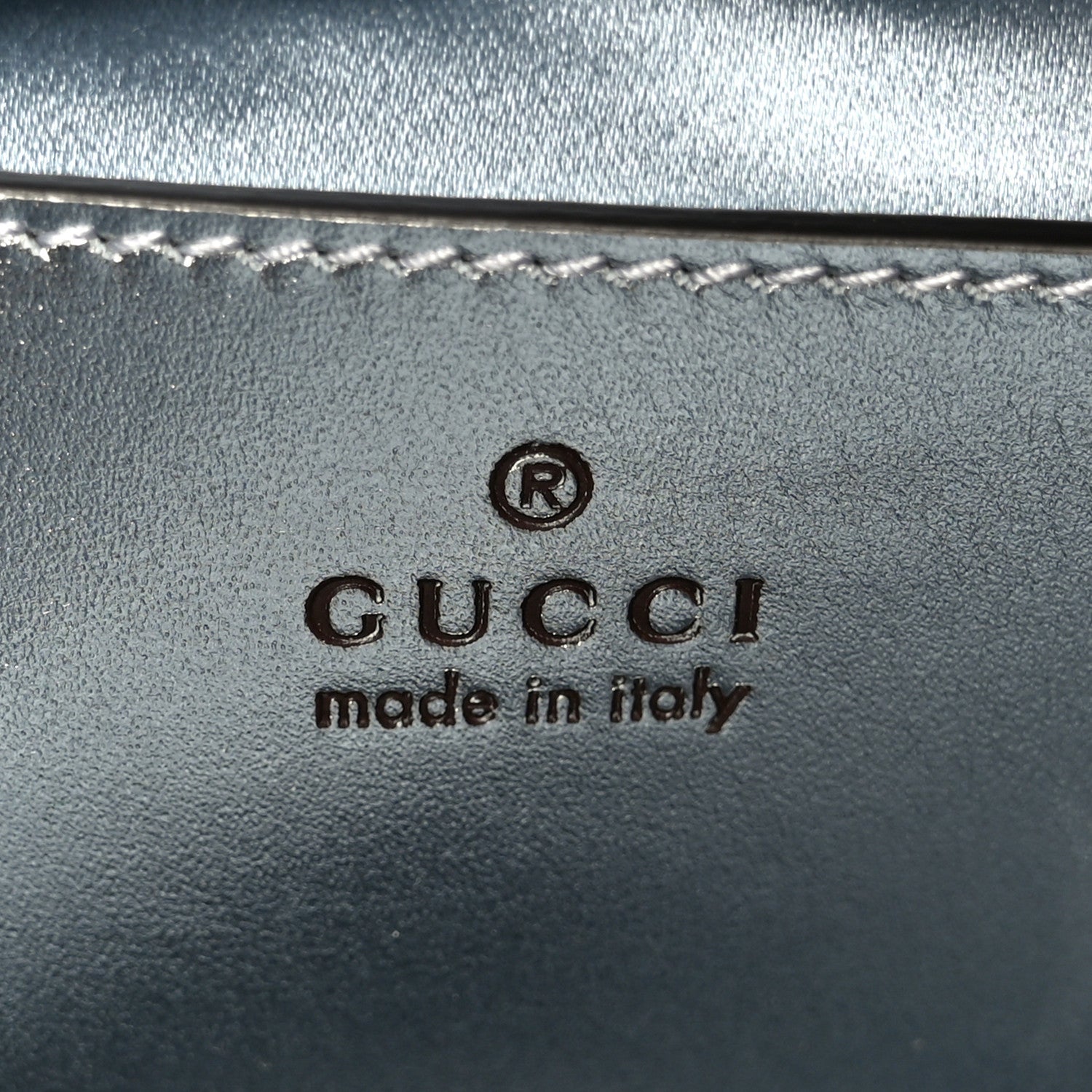 Gucci Iridescent Nappa Chevron Matelasse Small GG Marmont Chain Shoulder Bag Iridescent Salvy Green 5 of 9