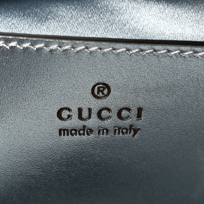 Gucci Iridescent Nappa Chevron Matelasse Small GG Marmont Chain Shoulder Bag Iridescent Salvy Green 5 of 9