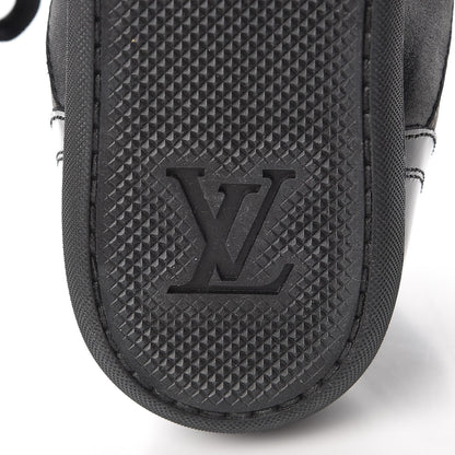 Louis Vuitton Suede Patent Monogram Move Up Sneakers 36 Black 10 of 10