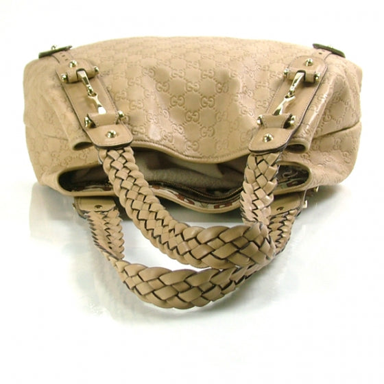 Guccissima GG Leather Pelham Tote Beige