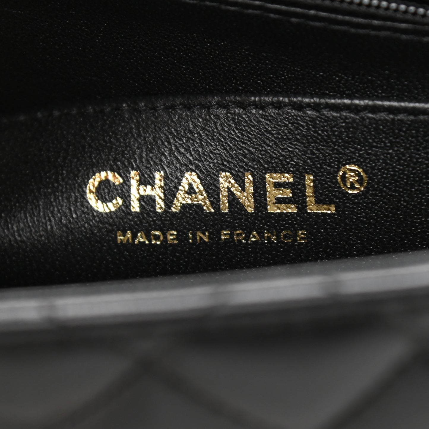 Lambskin Quilted Mini Square Flap Black