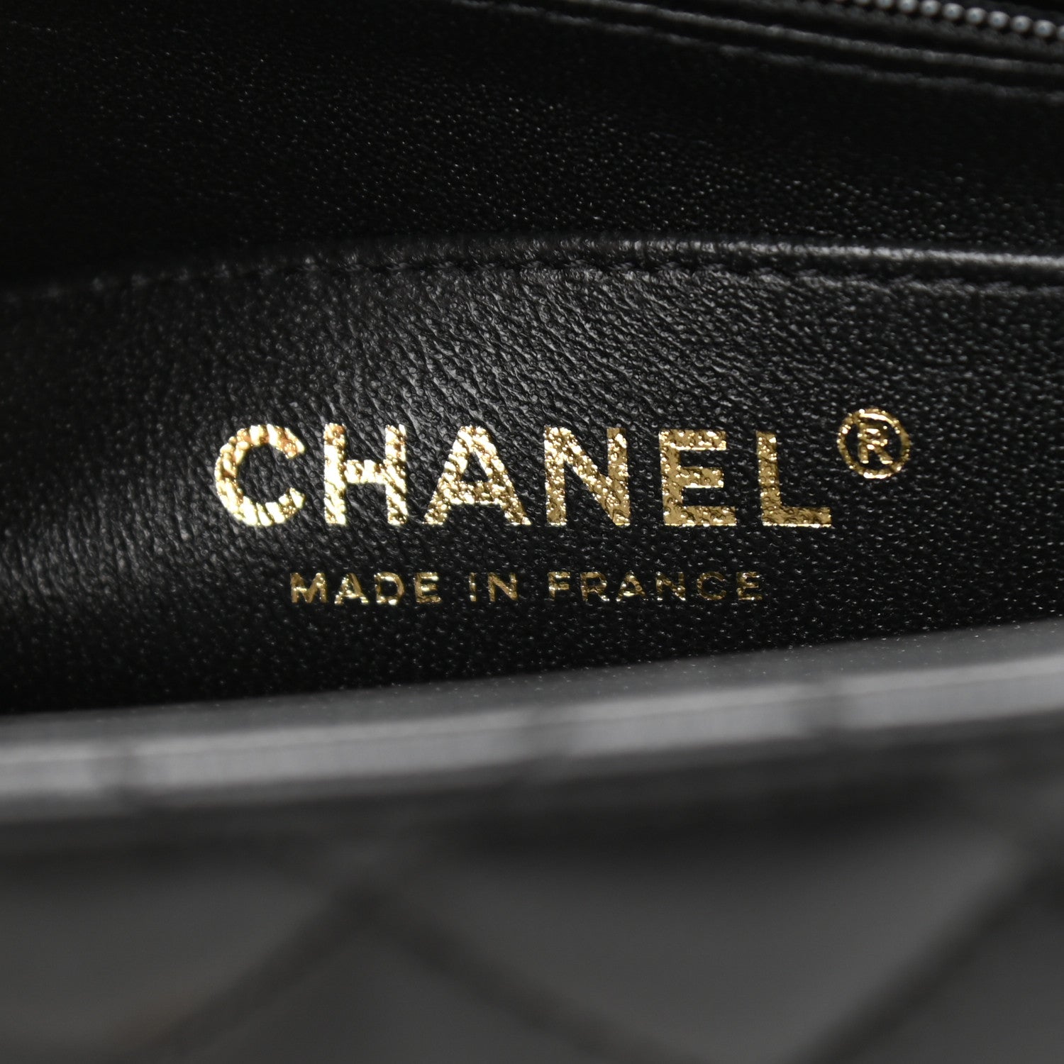 Chanel Lambskin Quilted Mini Square Flap Black 7 of 14