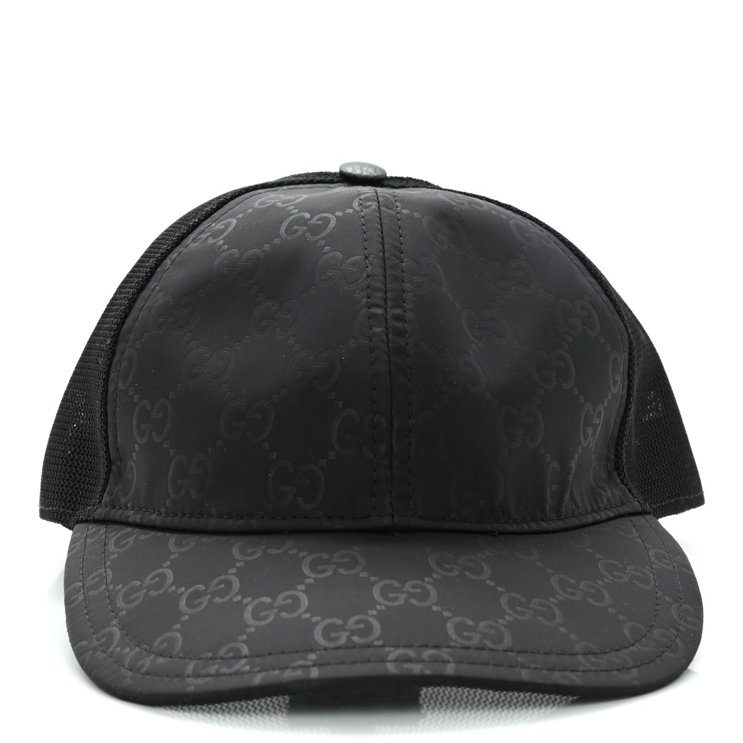 Monogram Baseball Hat M Black