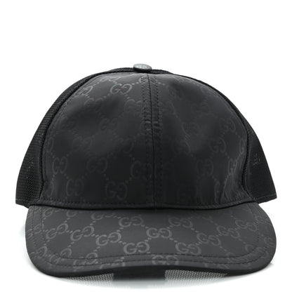 Gucci Monogram Baseball Hat M Black 6 of 9