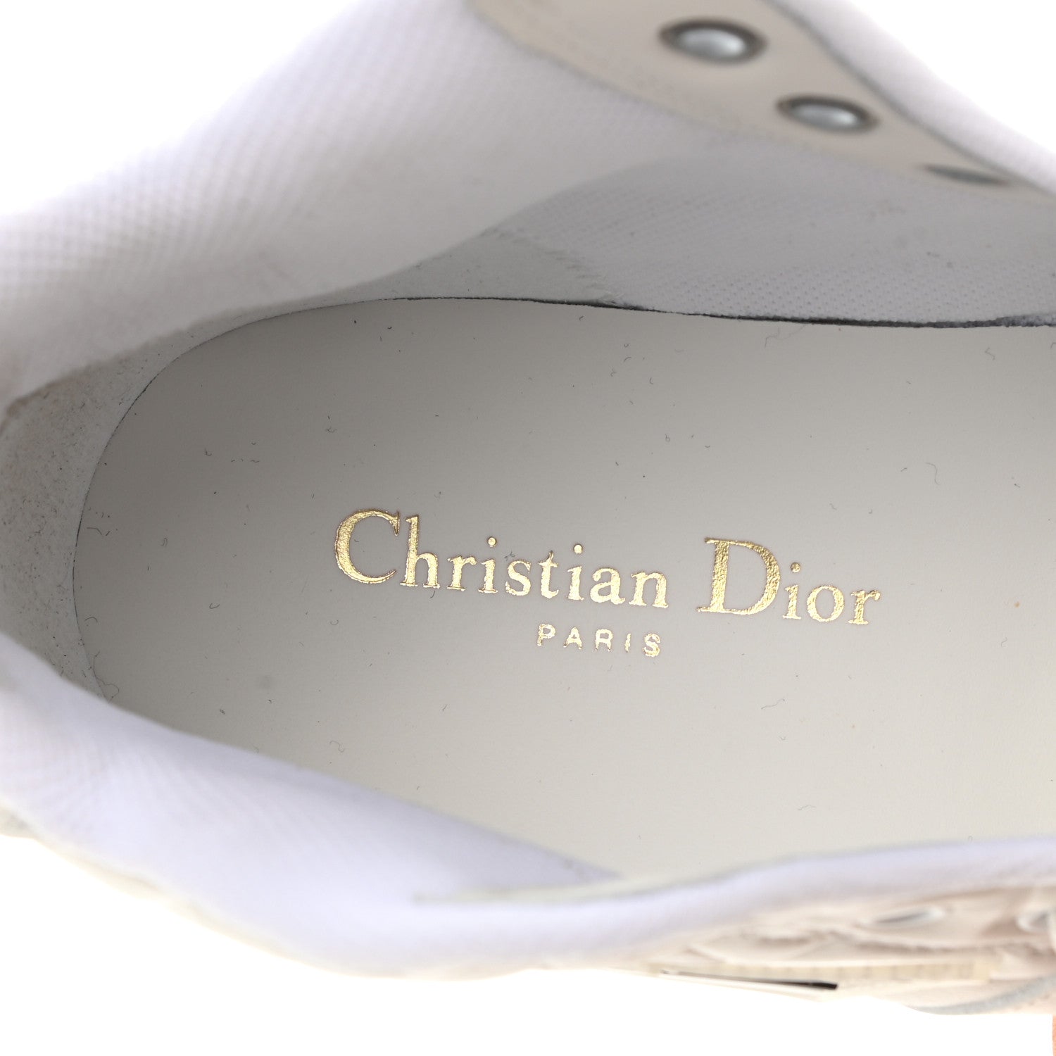 Christian Dior Etoile Embossed Dior High Top Sneakers 38.5 Snow White 7 of 8