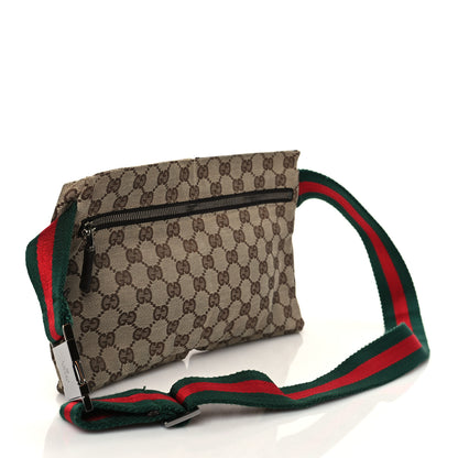 Gucci Monogram Web Belt Bag Dark Brown 3 of 10