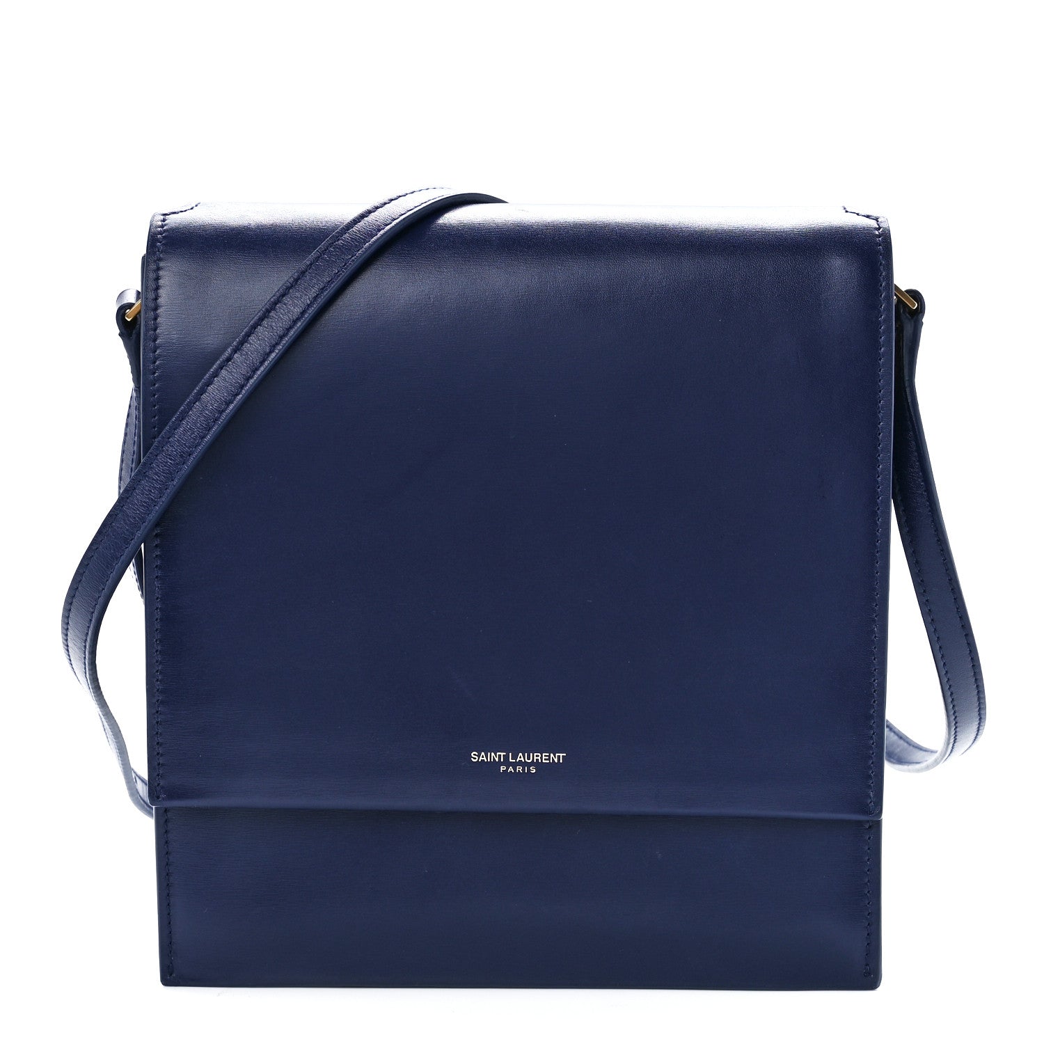 Saint Laurent Calfskin Sao Shoulder Bag Saphir 1 of 12