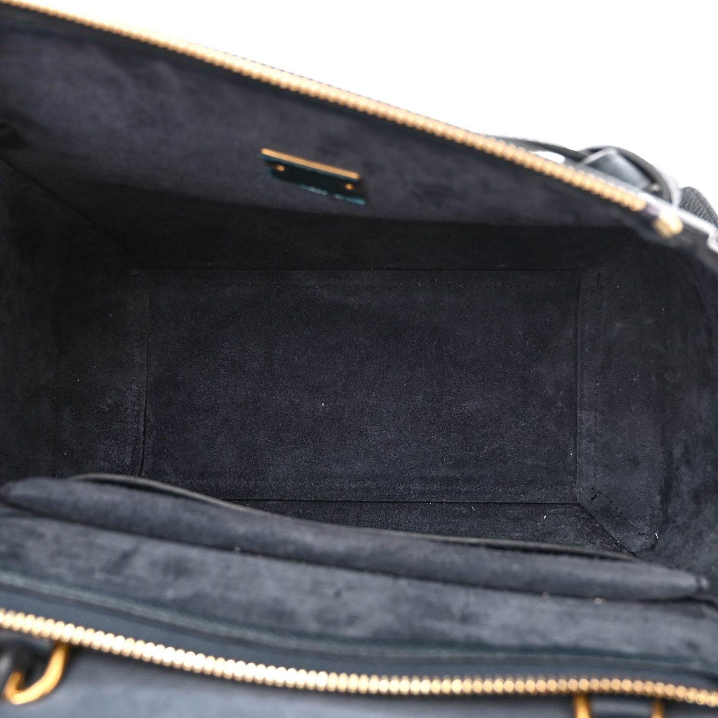 Grained Calfskin Micro Belt Bag Navy Blue