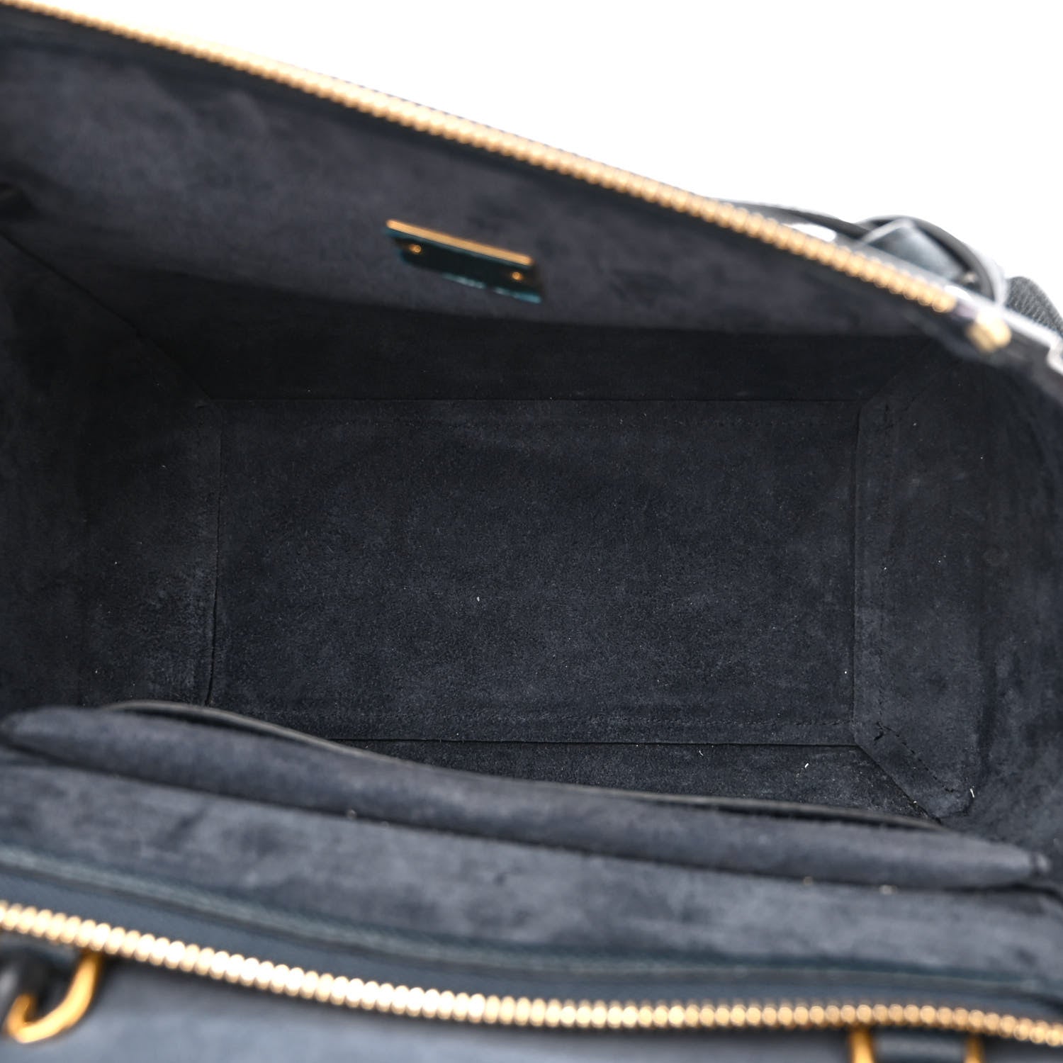 Celine Grained Calfskin Micro Belt Bag Navy Blue 5 of 10