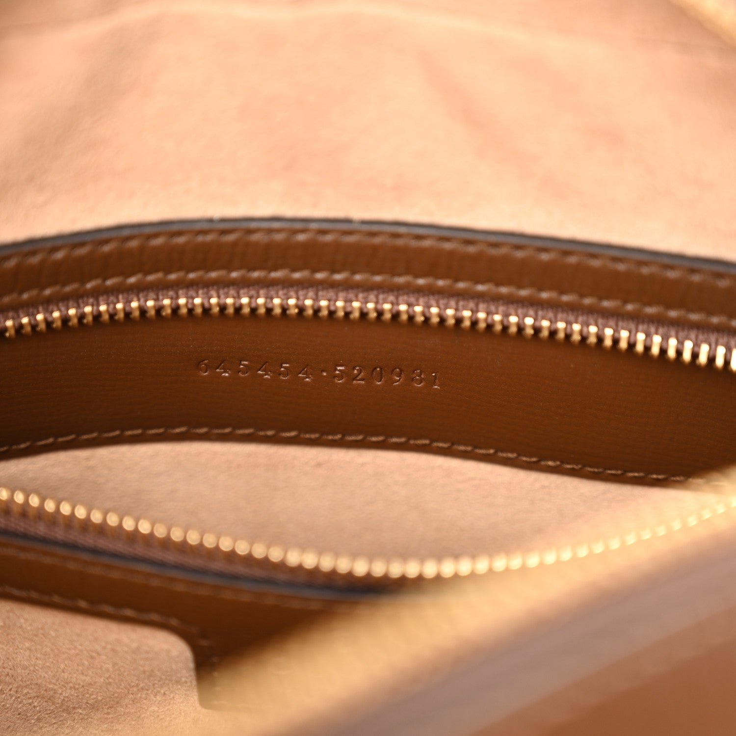 Gucci GG Supreme Monogram Small Horsebit 1955 Shoulder Bag Beige Brown Sugar 7 of 14